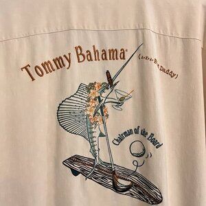 Tommy Bahama XXL Silk Shirt Big Daddy Marlin
